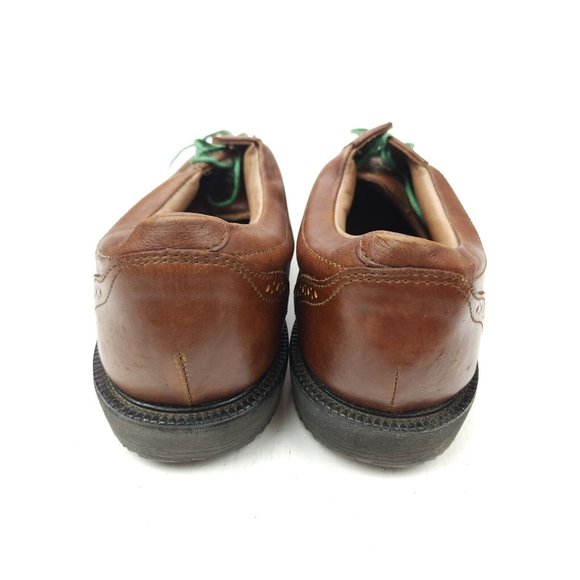 Footjoy FJ Icon 52252 Mens Brown Leather Wingtip Oxford Golf Shoes Sz 11 M main image 10